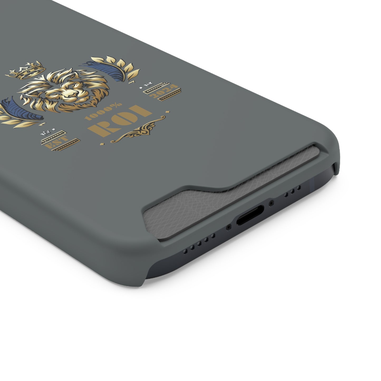 1000%ROI Phone Case With Card Holder (Compatible with iPhone 13, and Samsung Galaxy S21, S22 models)