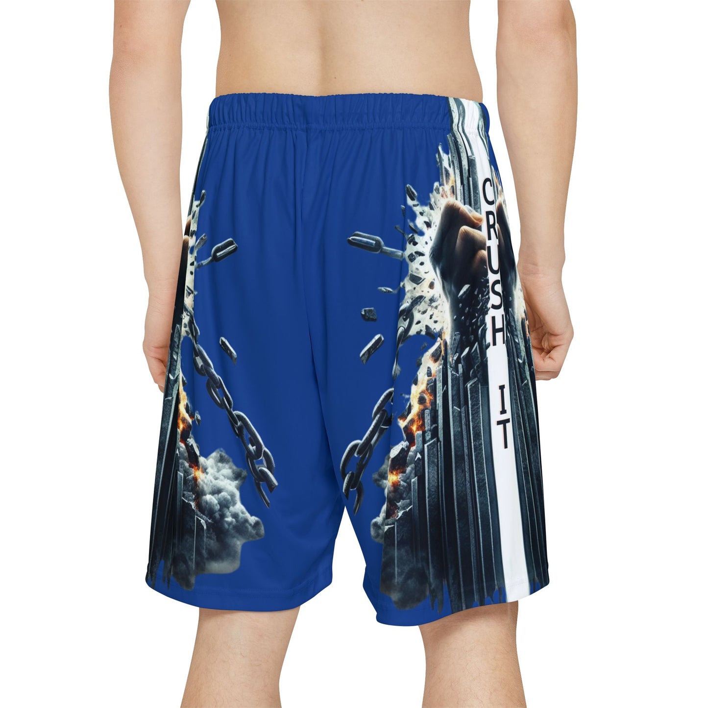 CRUSH IT! -  Men’s Sports Shorts - Dark Blue