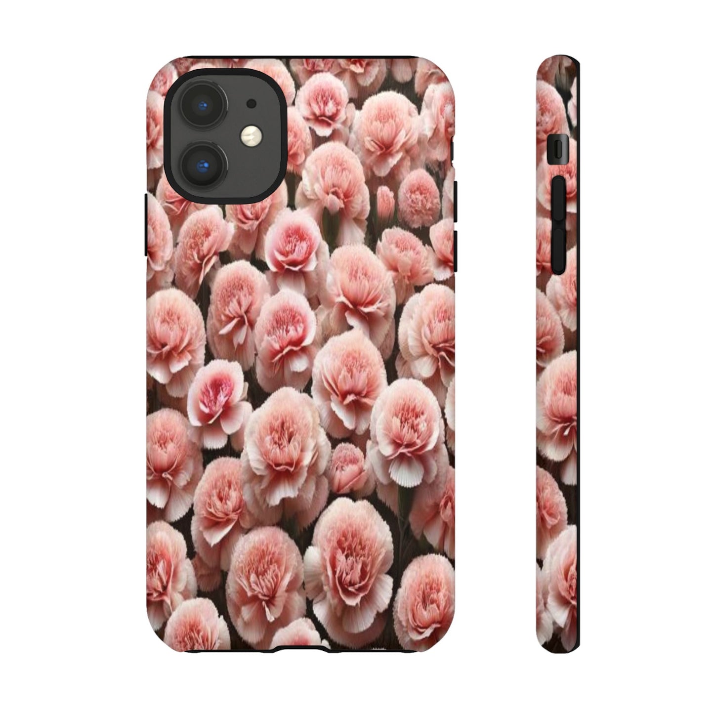 Pink Carnations - Durable Tough Phone Cases