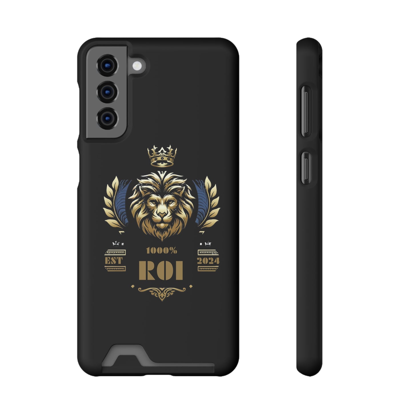 1000%ROI Phone Case With Card Holder (Compatible with iPhone 13, and Samsung Galaxy S21, S22 models)