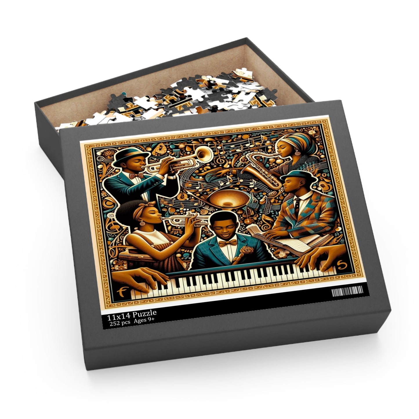A Jazz Ensemble Puzzle (120, 252, 500-Piece)