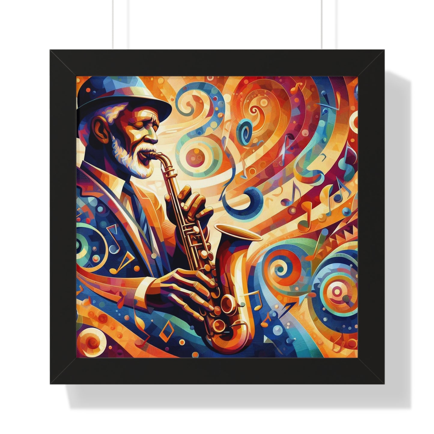 Jazz And Art Lover's Dream -  Unique Wall Art - Framed Vertical Poster