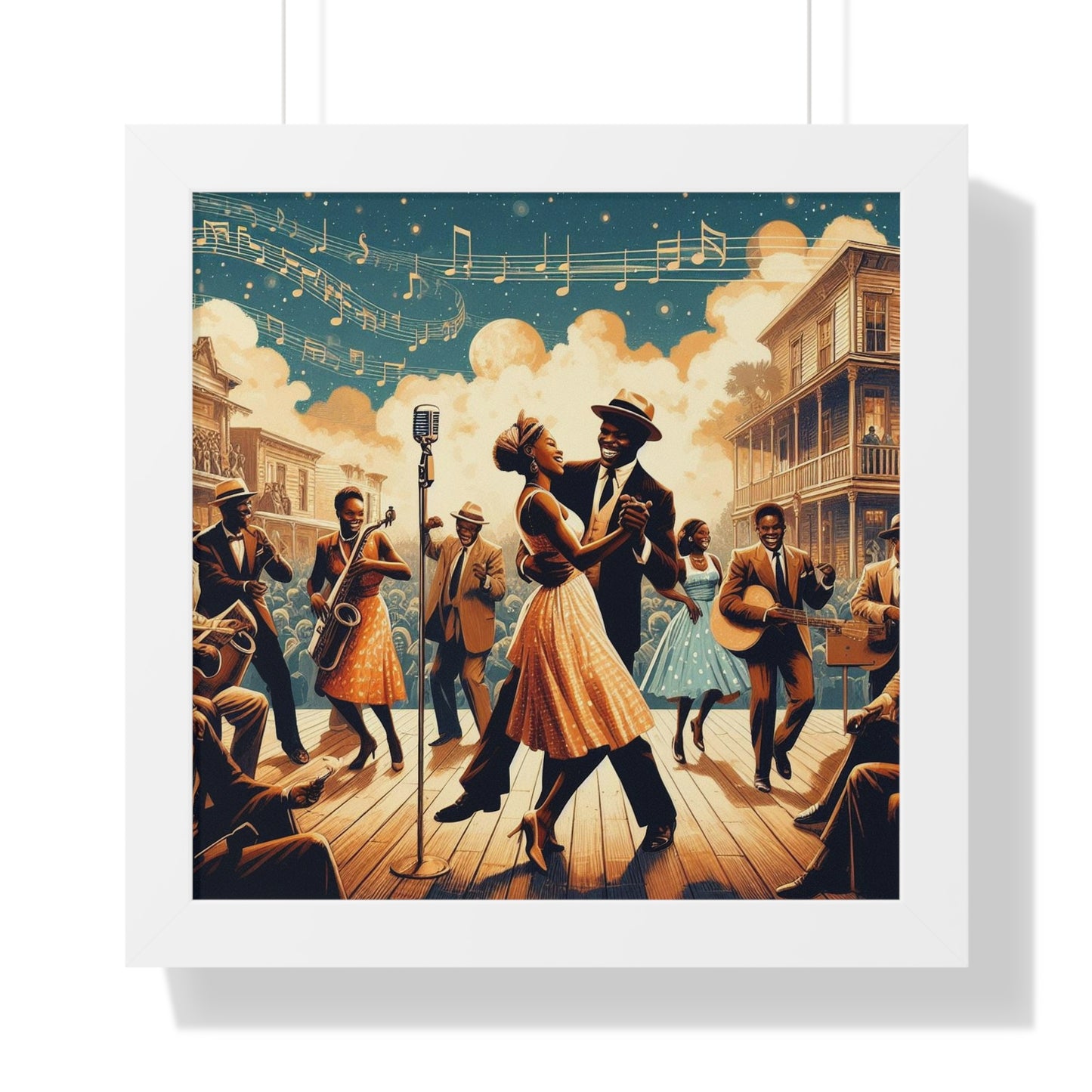 In Your Loving Arms -  Unique Wall Art - Framed Vertical Poster