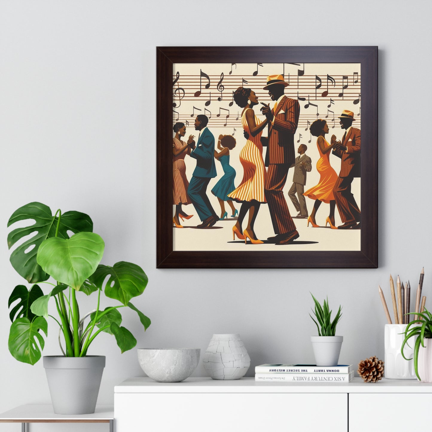 Those Brown Eyes -  Unique Wall Art - Framed Vertical Poster