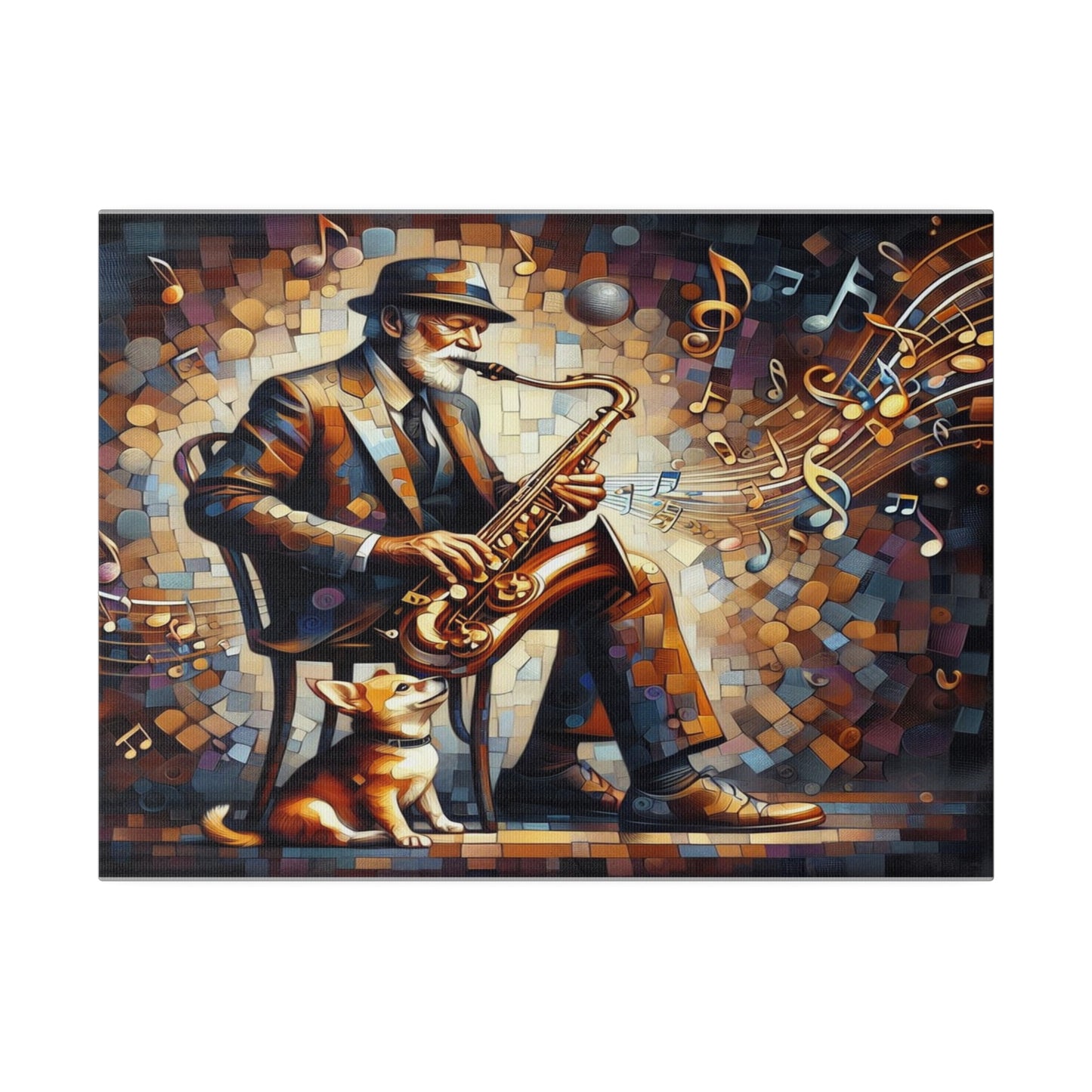 Man's Best Friend on Matte Canvas