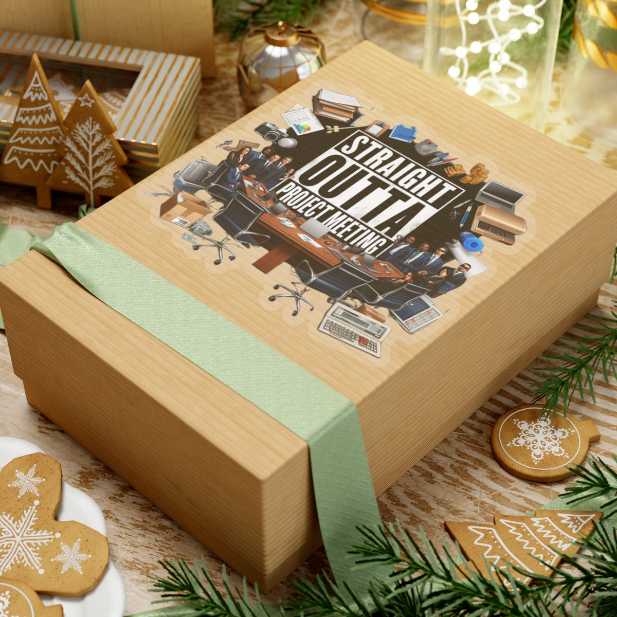 Straight Outta Project Meeting Sticker