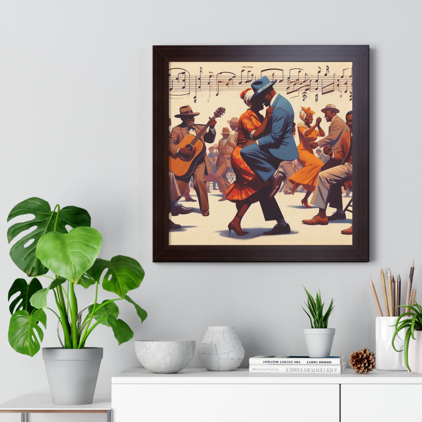 Baby Hold On To Me -  Unique Wall Art - Framed Vertical Poster