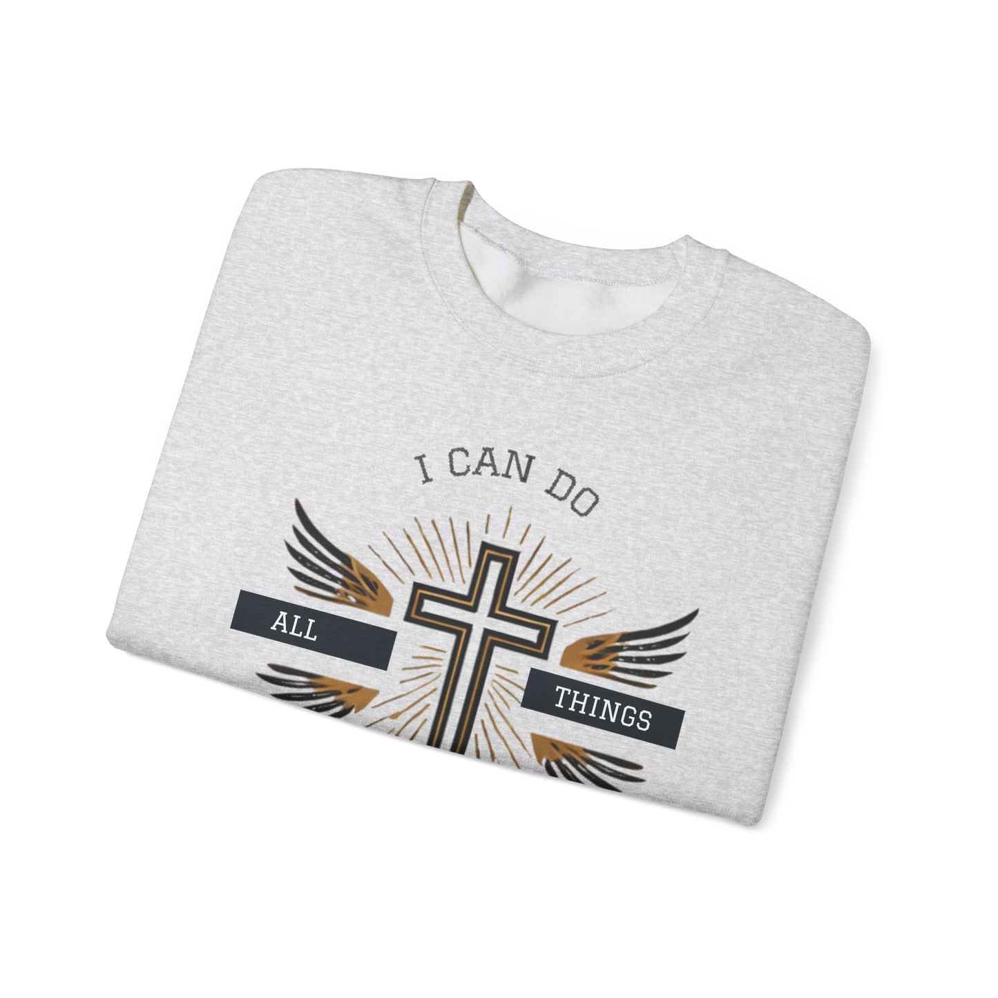 All Things Through Christ Unisex Heavy Blend™ Crewneck Sweatshirt