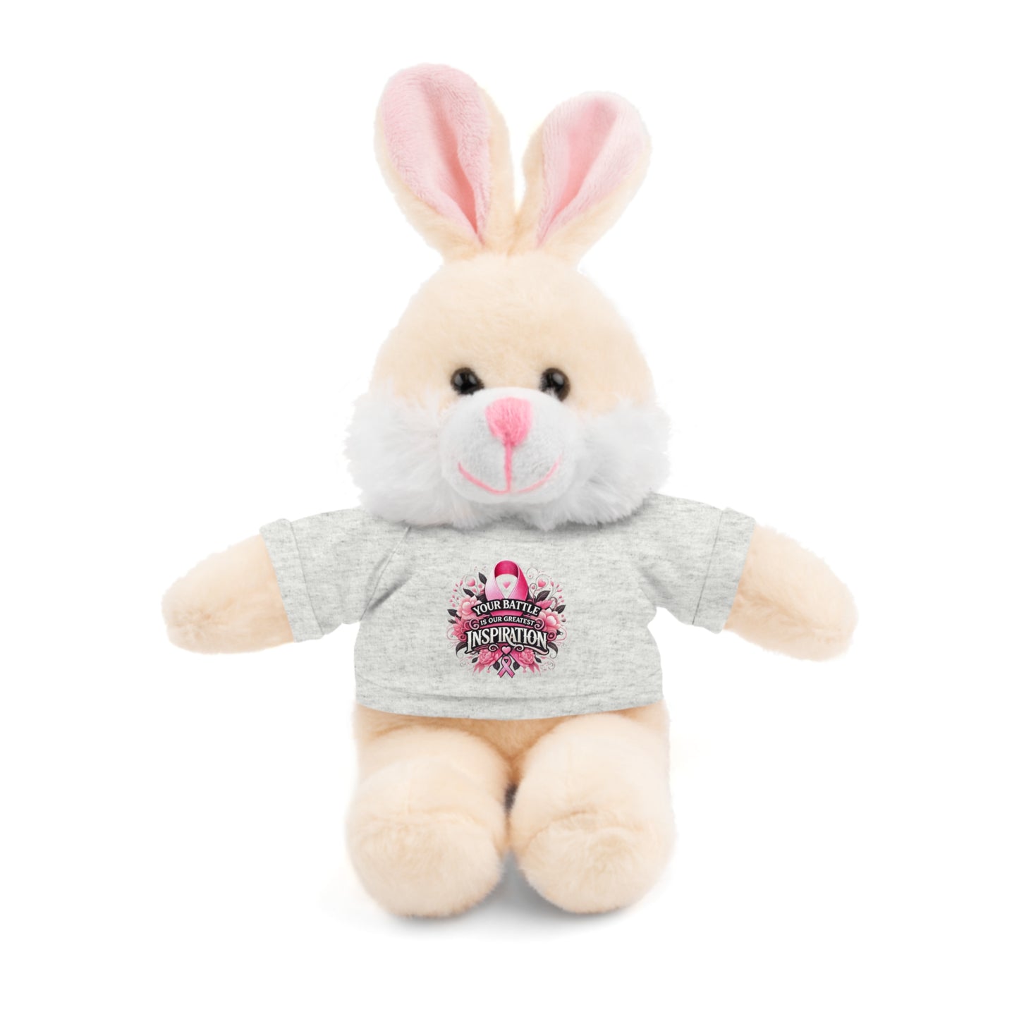 Breast Cancer Awareness Stuffed Animals with Tee
