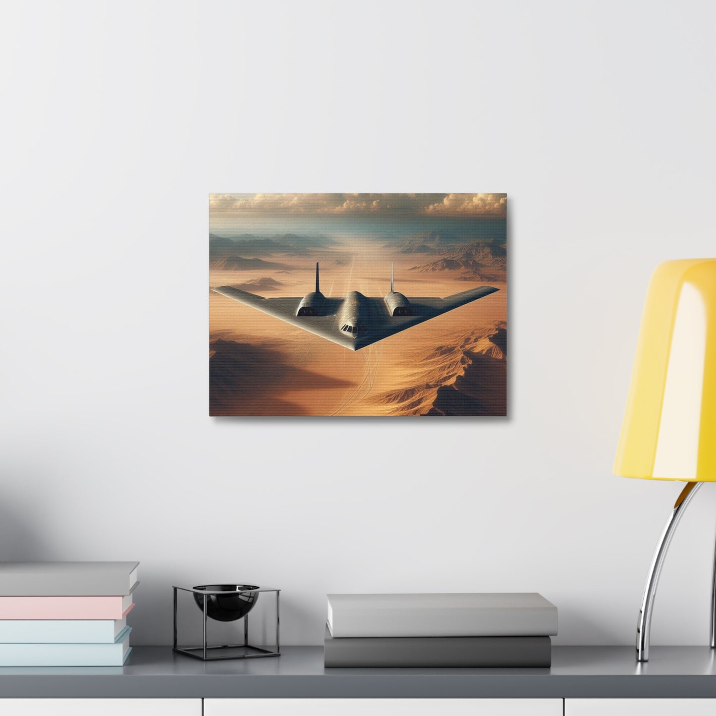 Bomber Aircraft Cruising - Wall Art on Stretched Canvas