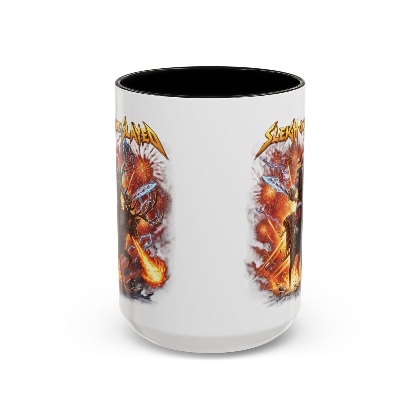 "Sleigh or Be Slayed" Mug | Ceramic Coffee Cup | Holiday Mug