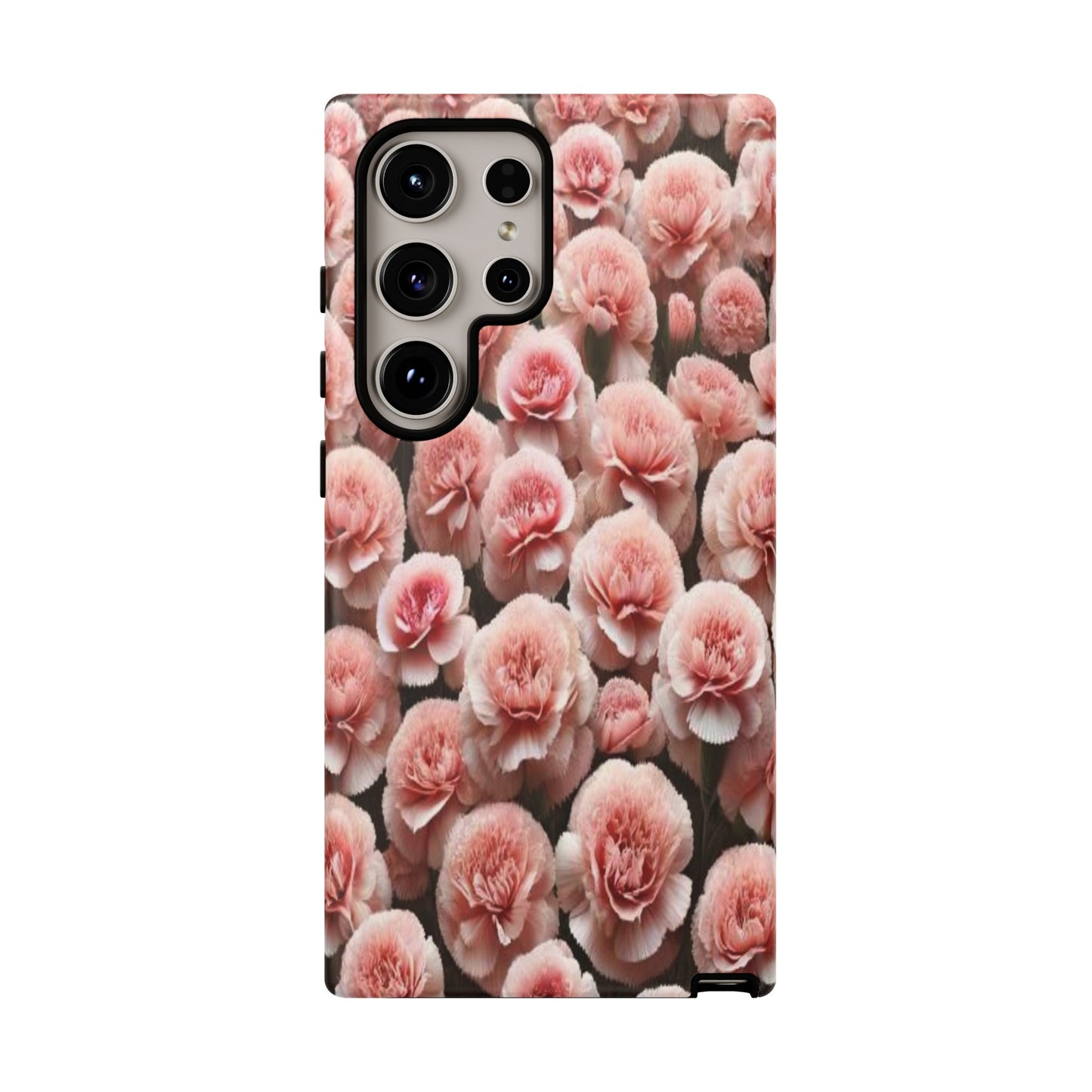 Pink Carnations - Durable Tough Phone Cases