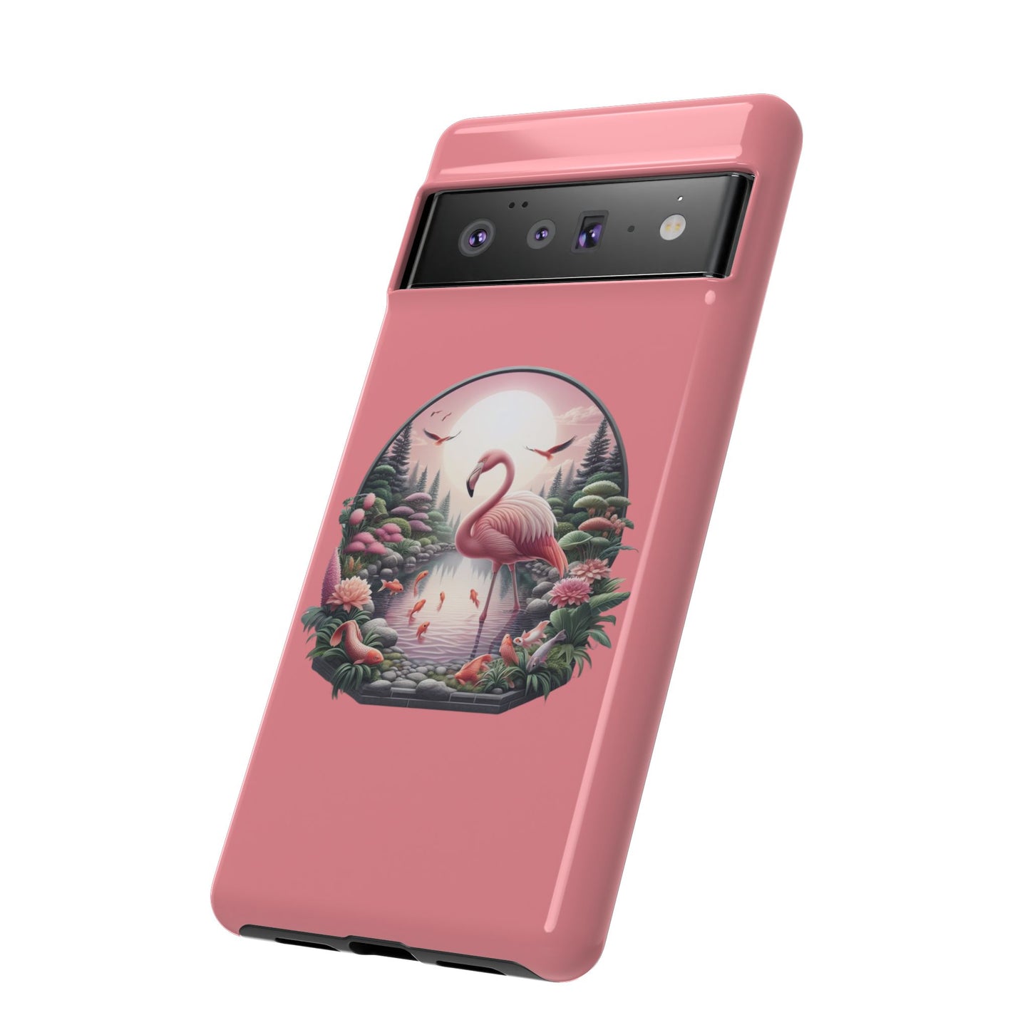 Pink Flamingo - iPhone Tough Phone Case
