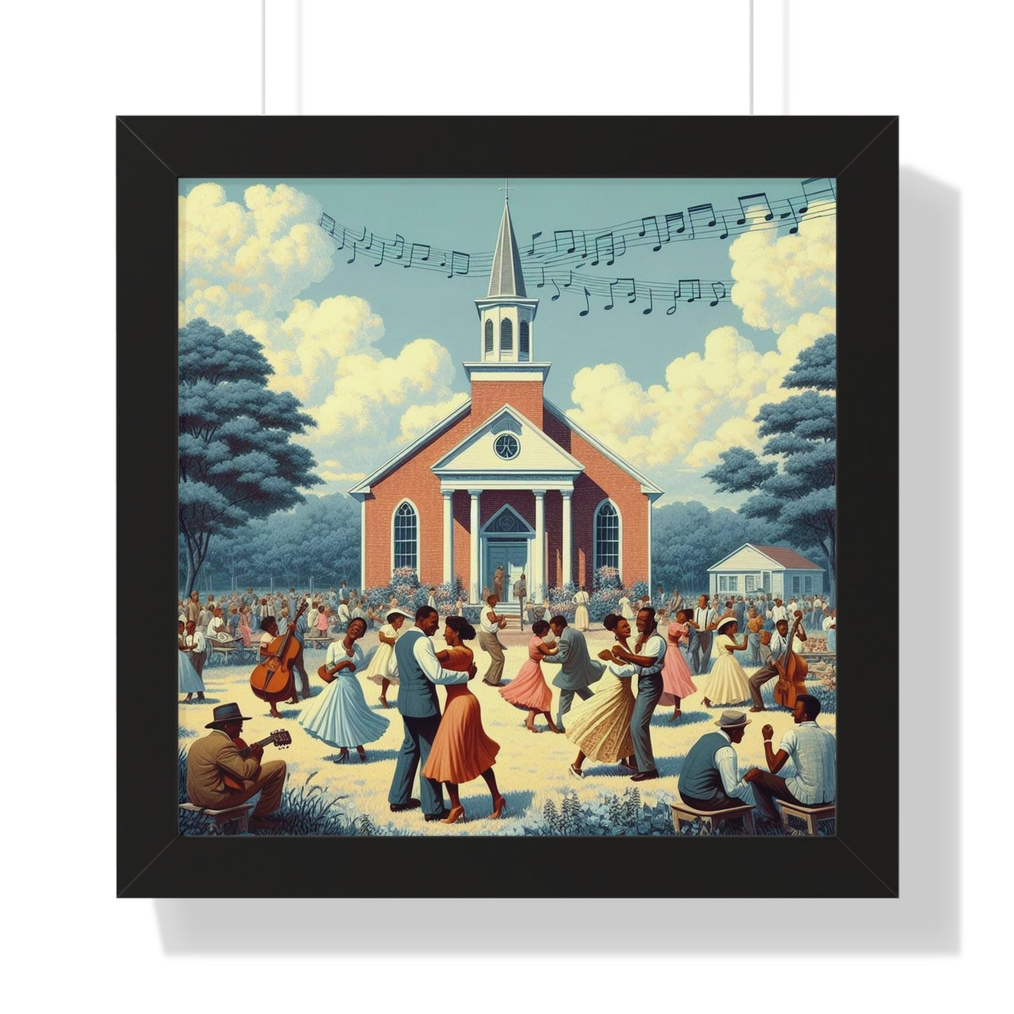 A Good Time Was Had By All -  Unique Wall Art - Framed Vertical Poster