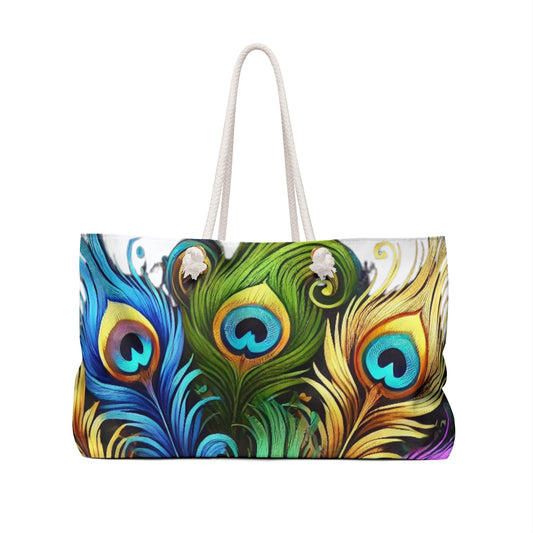Peacock Plume Weekender Bag