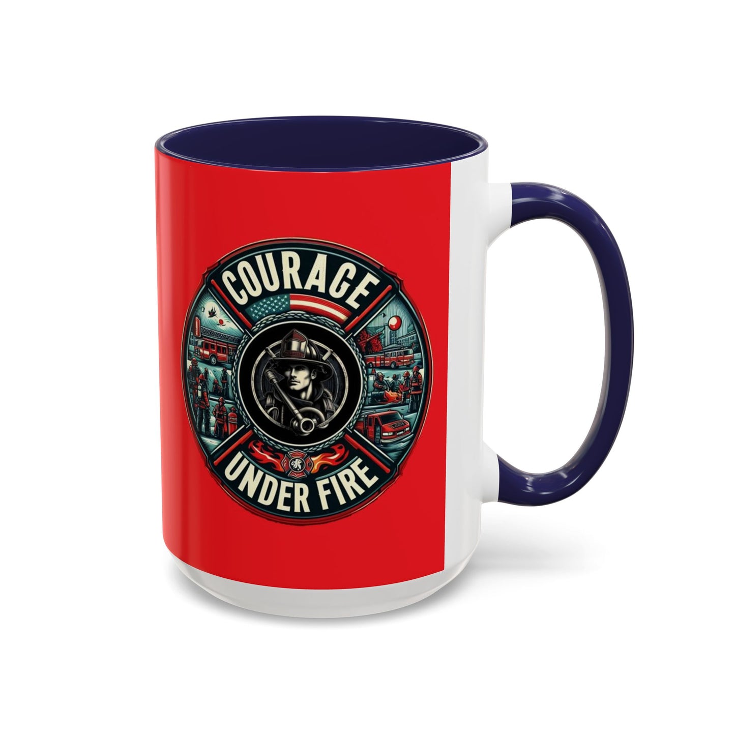 Courage Under Fire - 11oz, 15oz Coffee Mug
