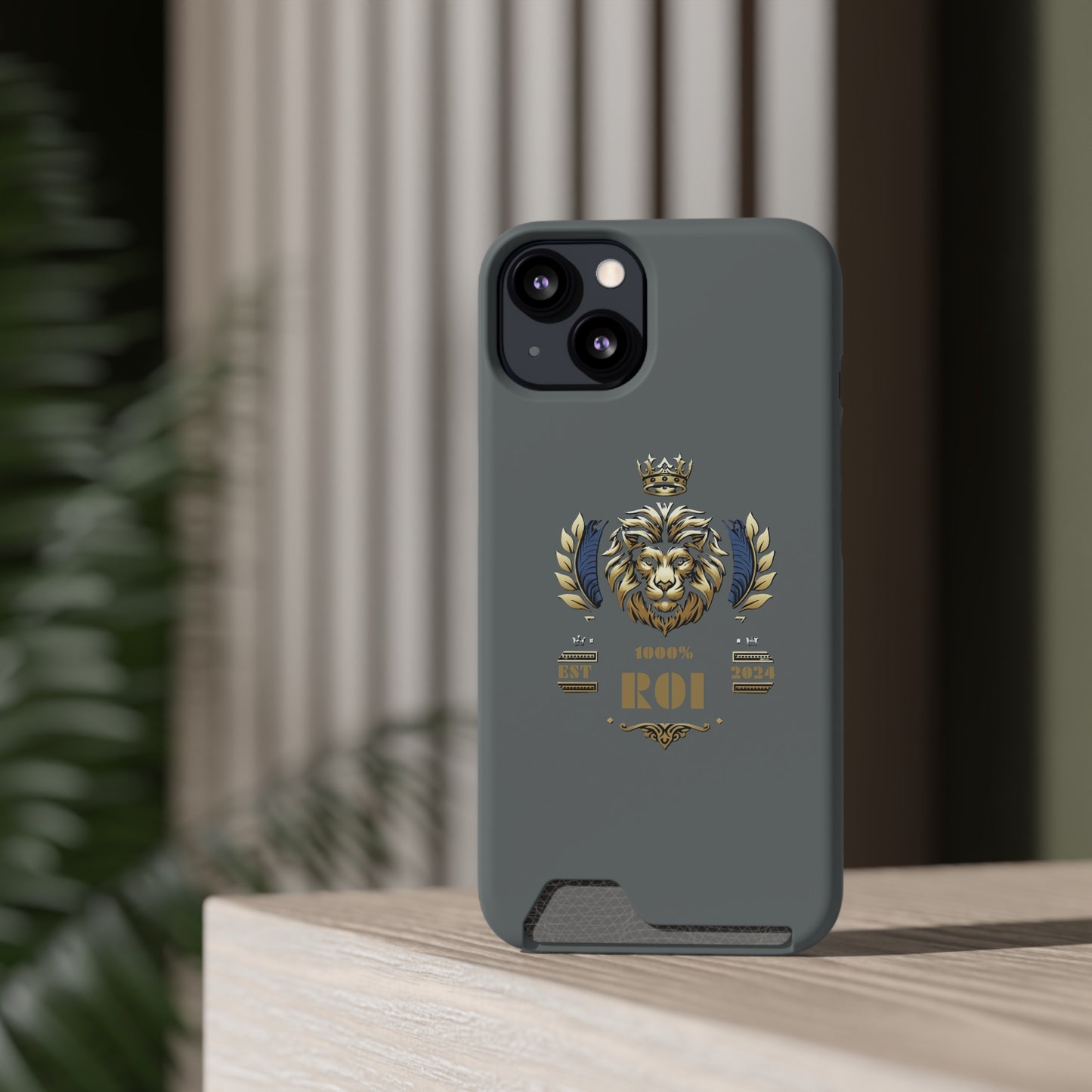 1000%ROI Phone Case With Card Holder (Compatible with iPhone 13, and Samsung Galaxy S21, S22 models)