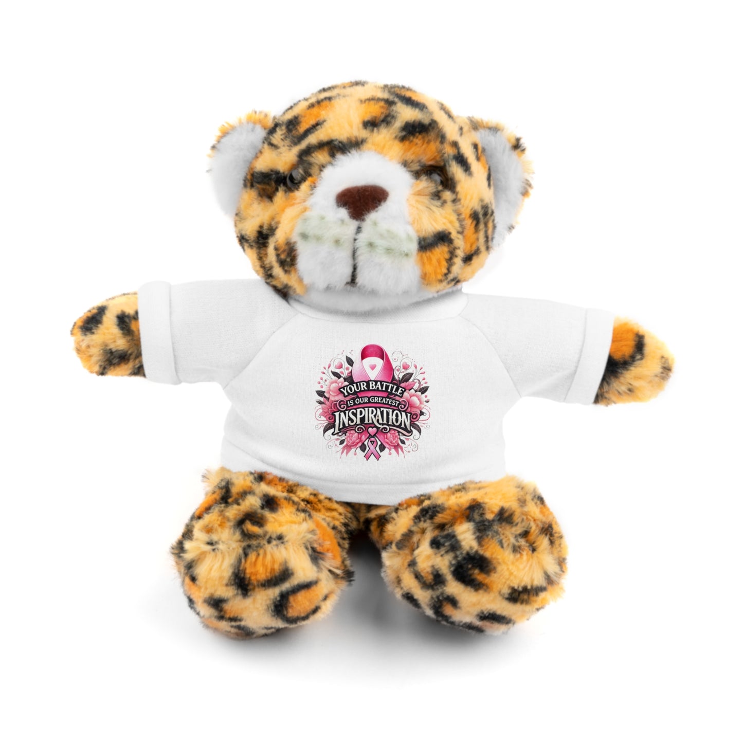 Breast Cancer Awareness Stuffed Animals with Tee