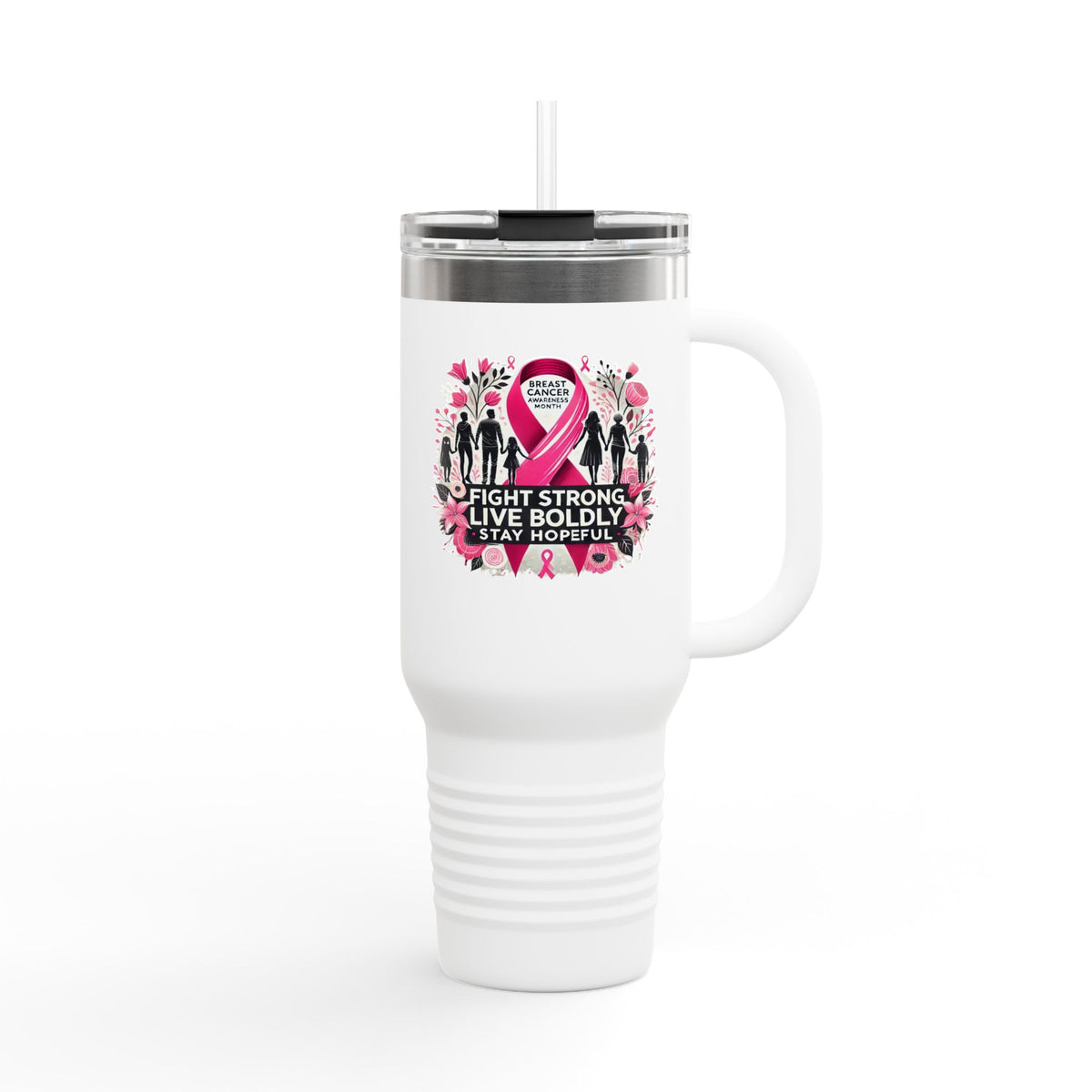 Breast Cancer Awareness - 40oz Insulated Travel Mug