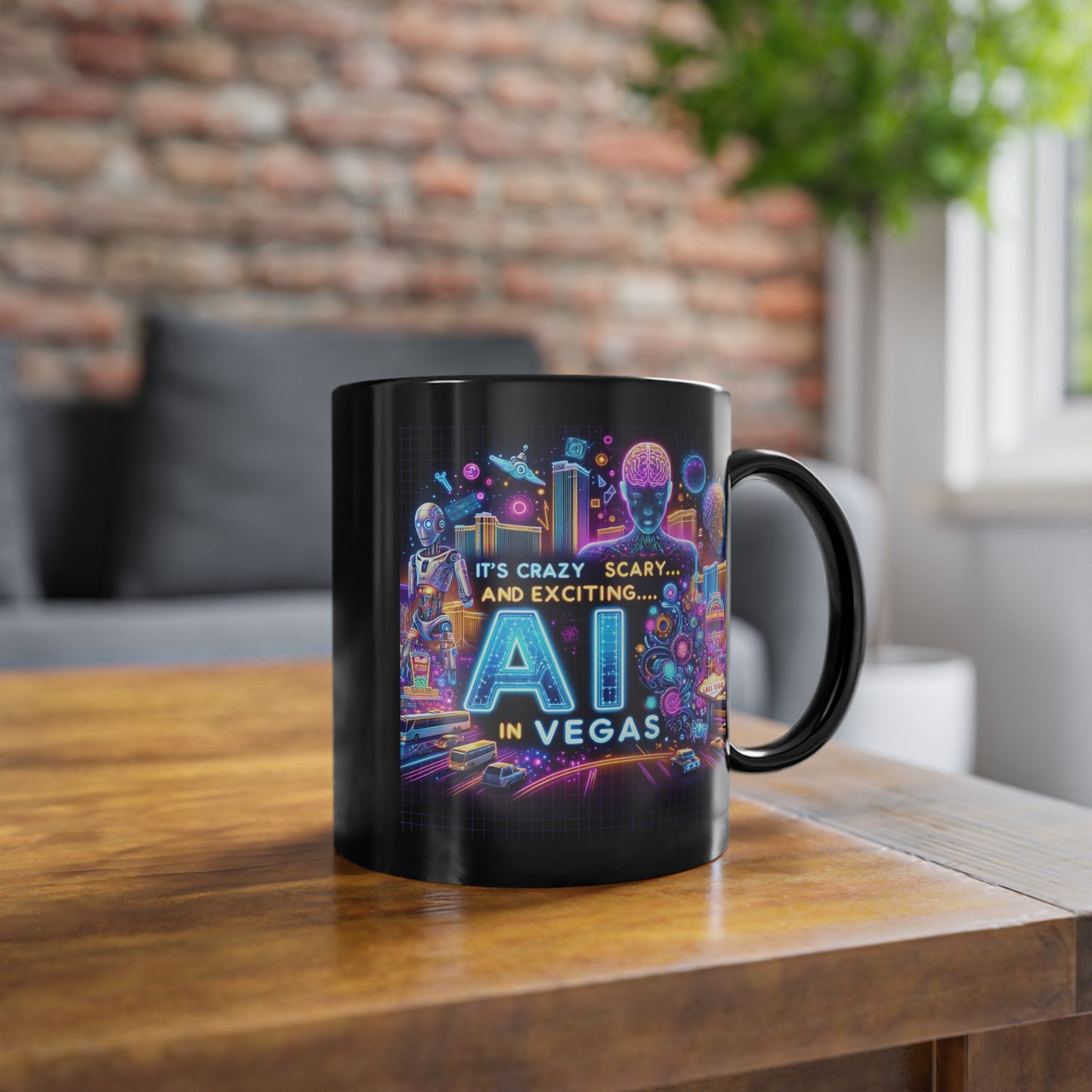 Welcome To AI In Vegas - 11oz Black Coffee Cup