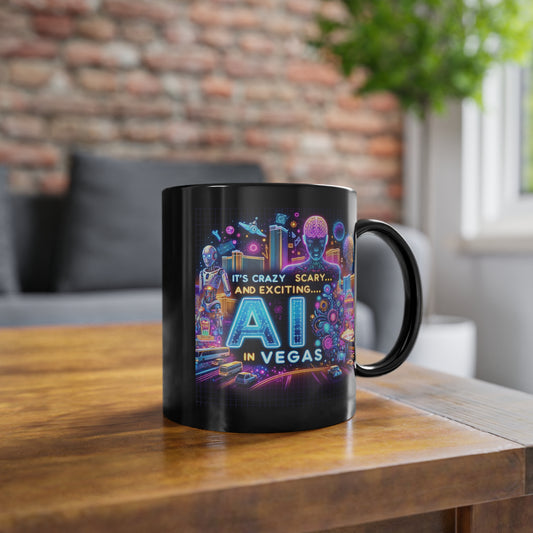Welcome To AI In Vegas - 11oz Black Coffee Cup