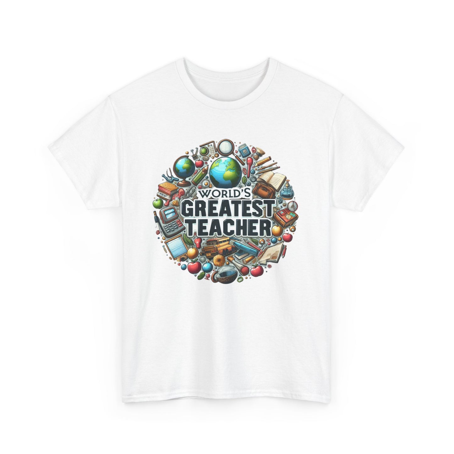 World's Greatest Teacher - Unisex Heavy Cotton Tee (G3)