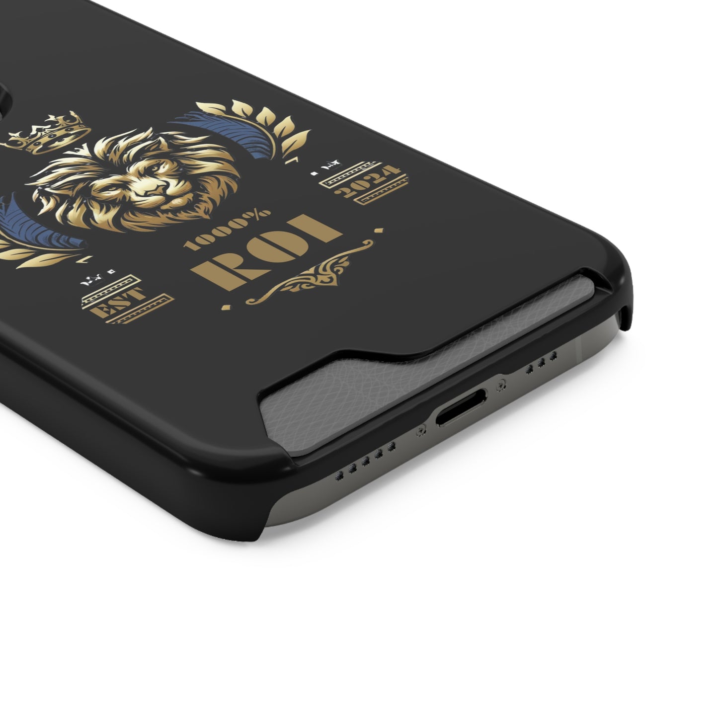 1000%ROI Phone Case With Card Holder (Compatible with iPhone 13, and Samsung Galaxy S21, S22 models)