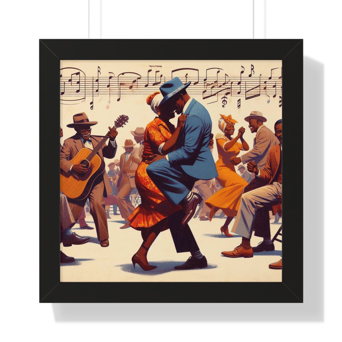 Baby Hold On To Me -  Unique Wall Art - Framed Vertical Poster