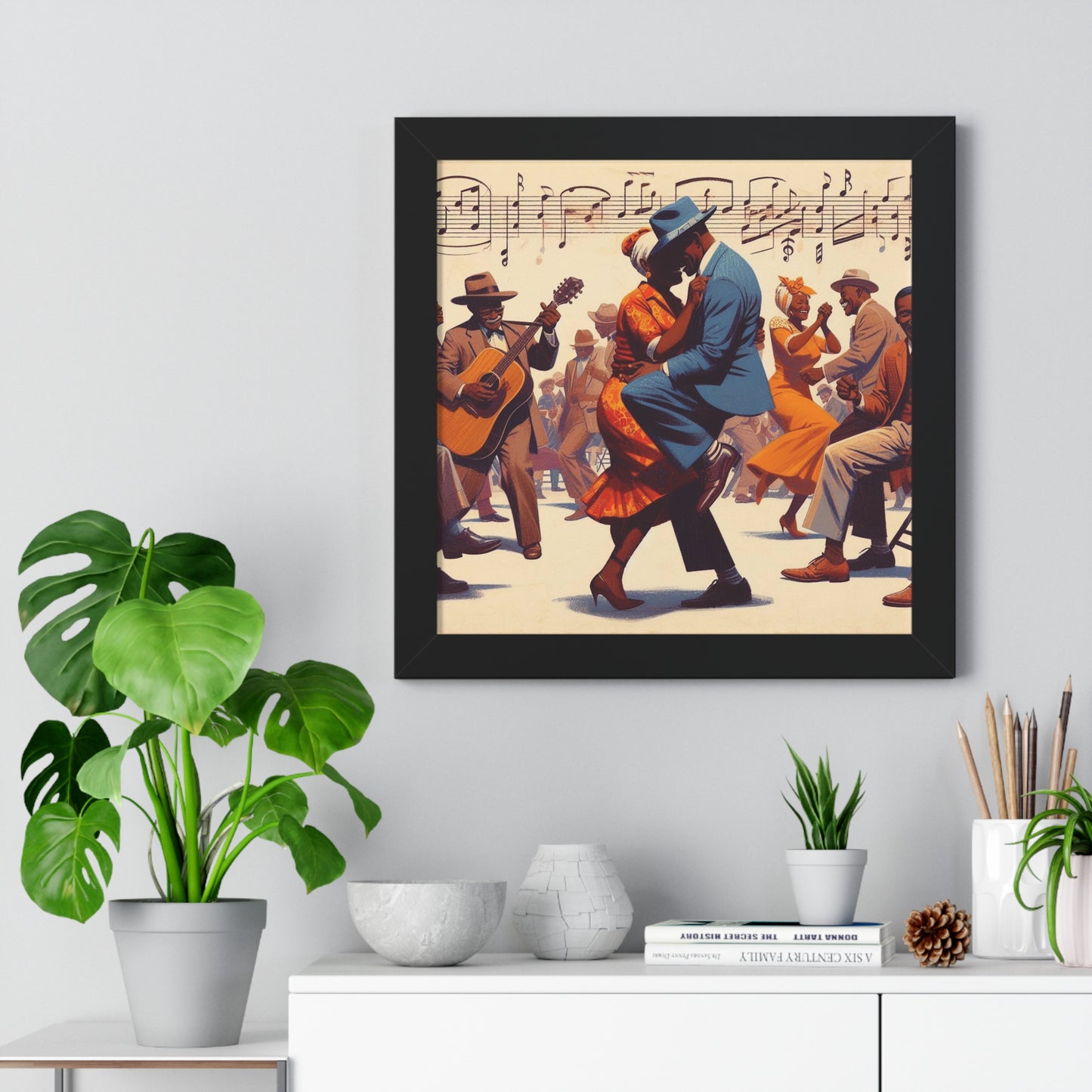 Baby Hold On To Me -  Unique Wall Art - Framed Vertical Poster