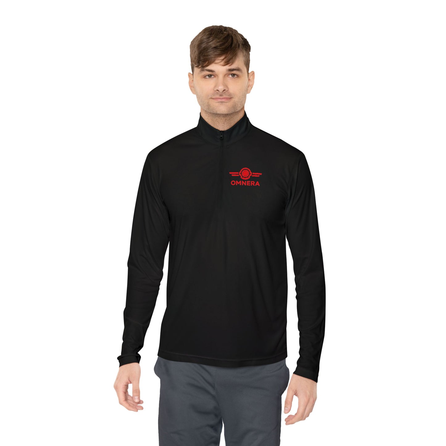 Quarter-Zip Pullover — Omnera Logo Lightweight Pullover