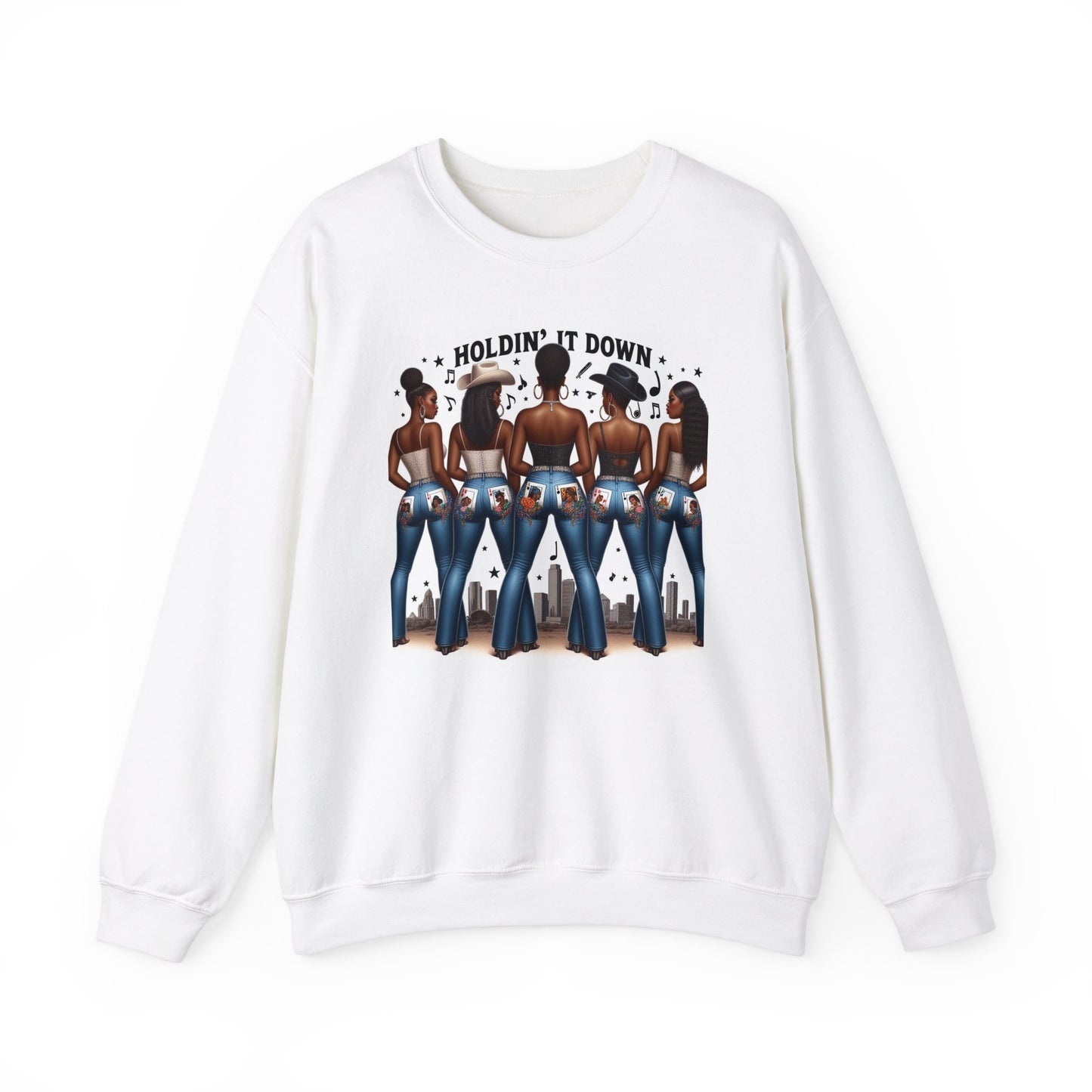 Holdin' It Down Unisex Heavy Blend™ Crewneck Sweatshirt