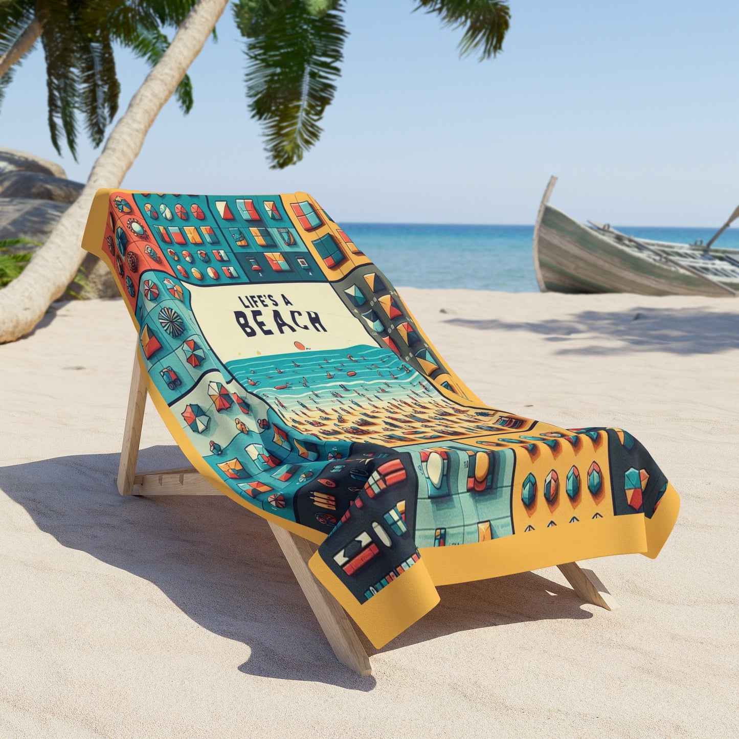 Life's A Beach - Beach Towel
