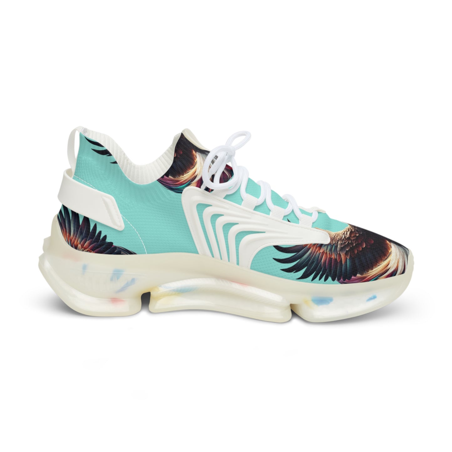 Pristine Eagle - Blue Wraparound - Men's Mesh Sneakers