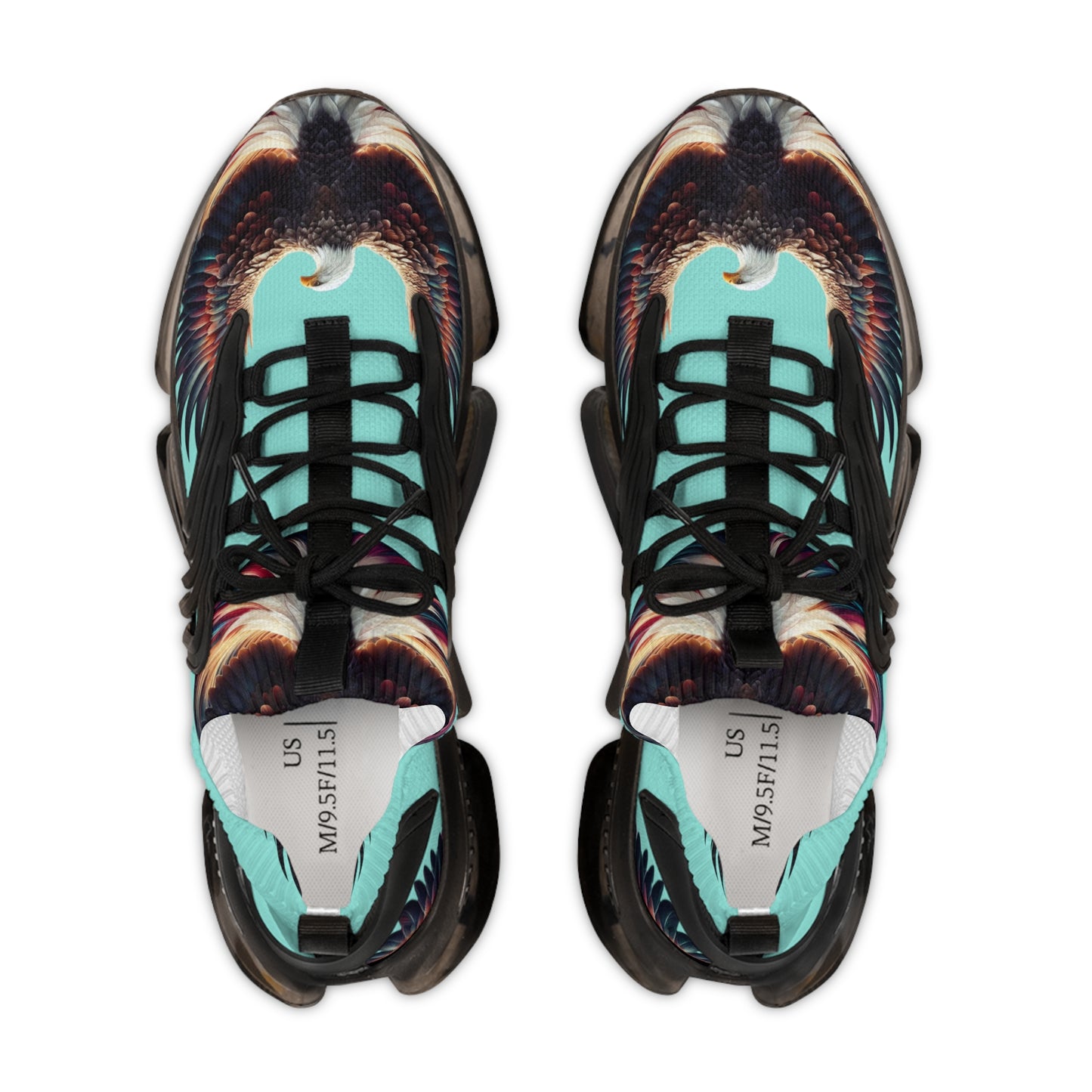 Pristine Eagle - Blue Wraparound - Men's Mesh Sneakers