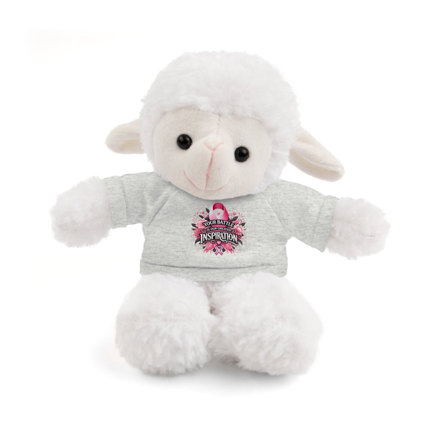 Breast Cancer Awareness Stuffed Animals with Tee