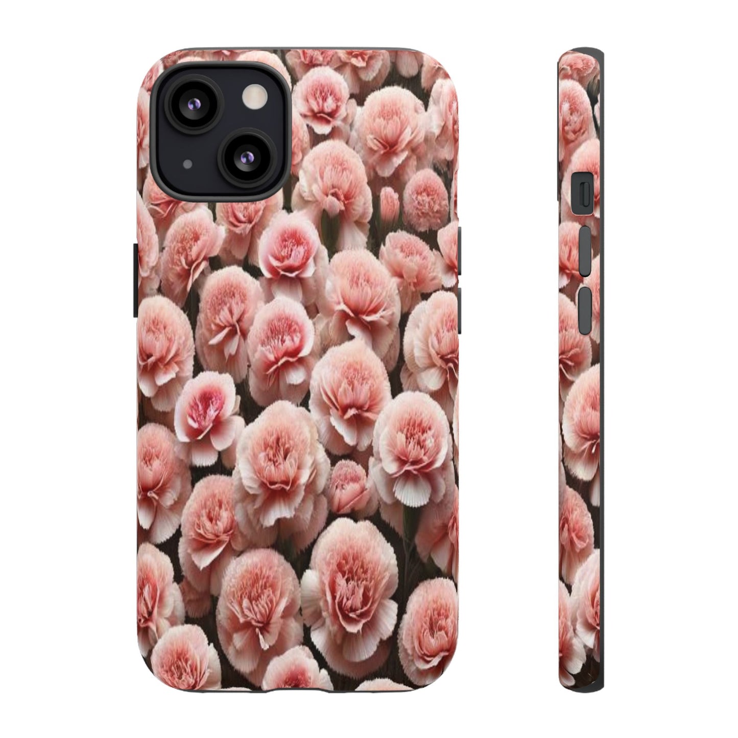 Pink Carnations - Durable Tough Phone Cases