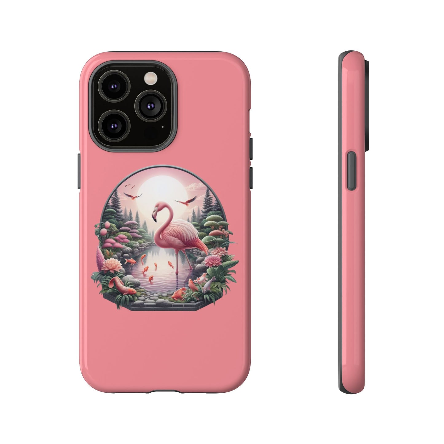 Pink Flamingo - iPhone Tough Phone Case