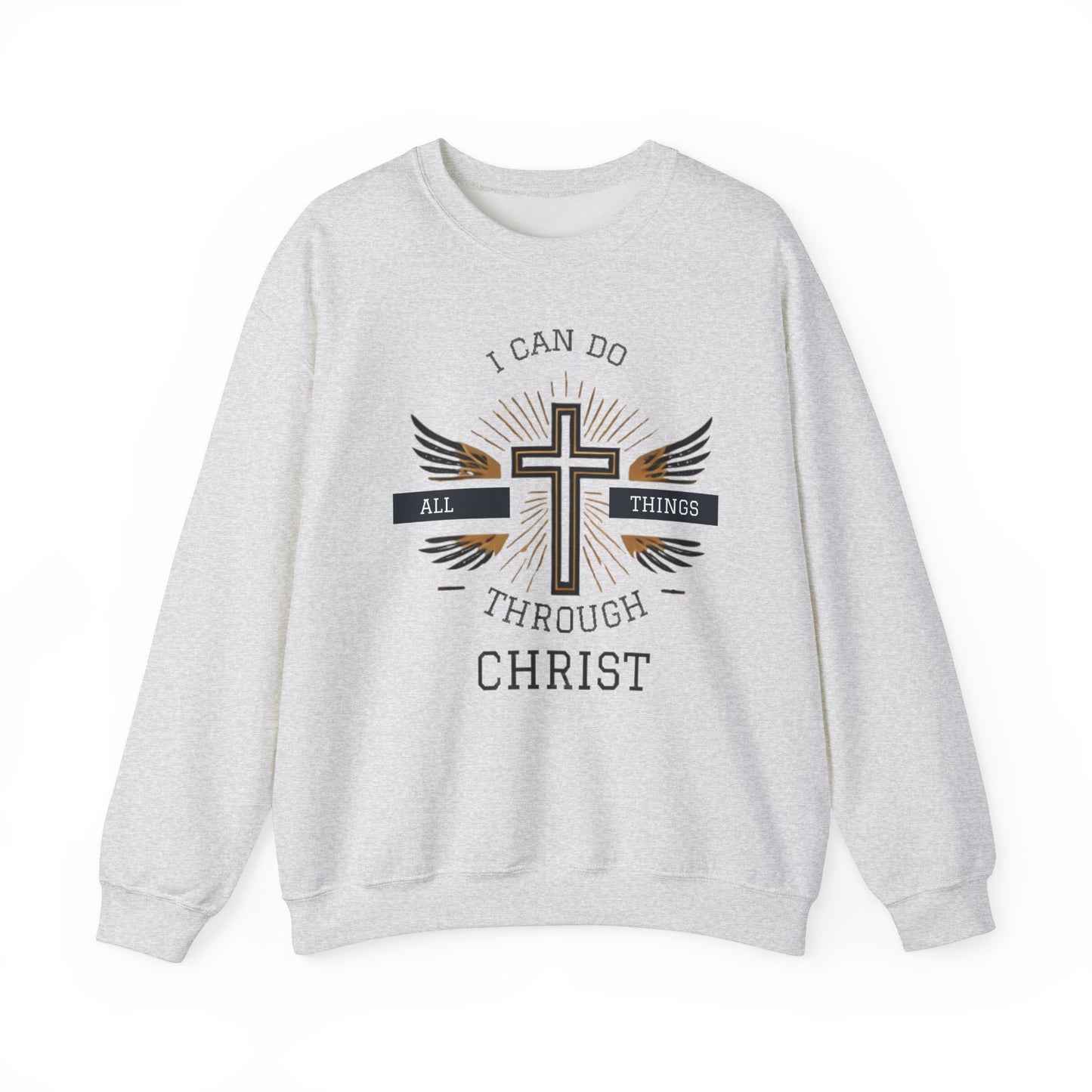 All Things Through Christ Unisex Heavy Blend™ Crewneck Sweatshirt