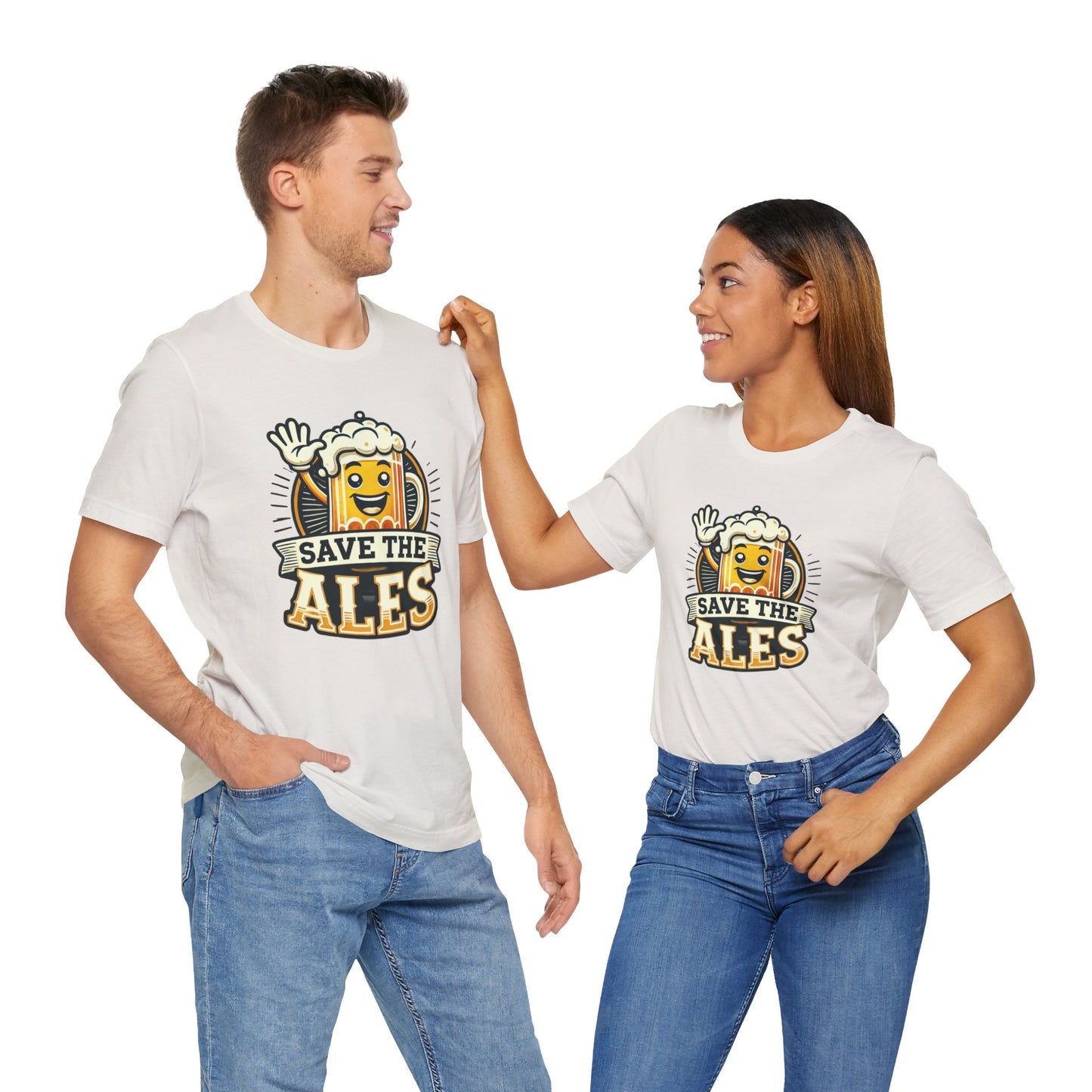 Save The Ales_V2 Unisex Jersey Short Sleeve Tee