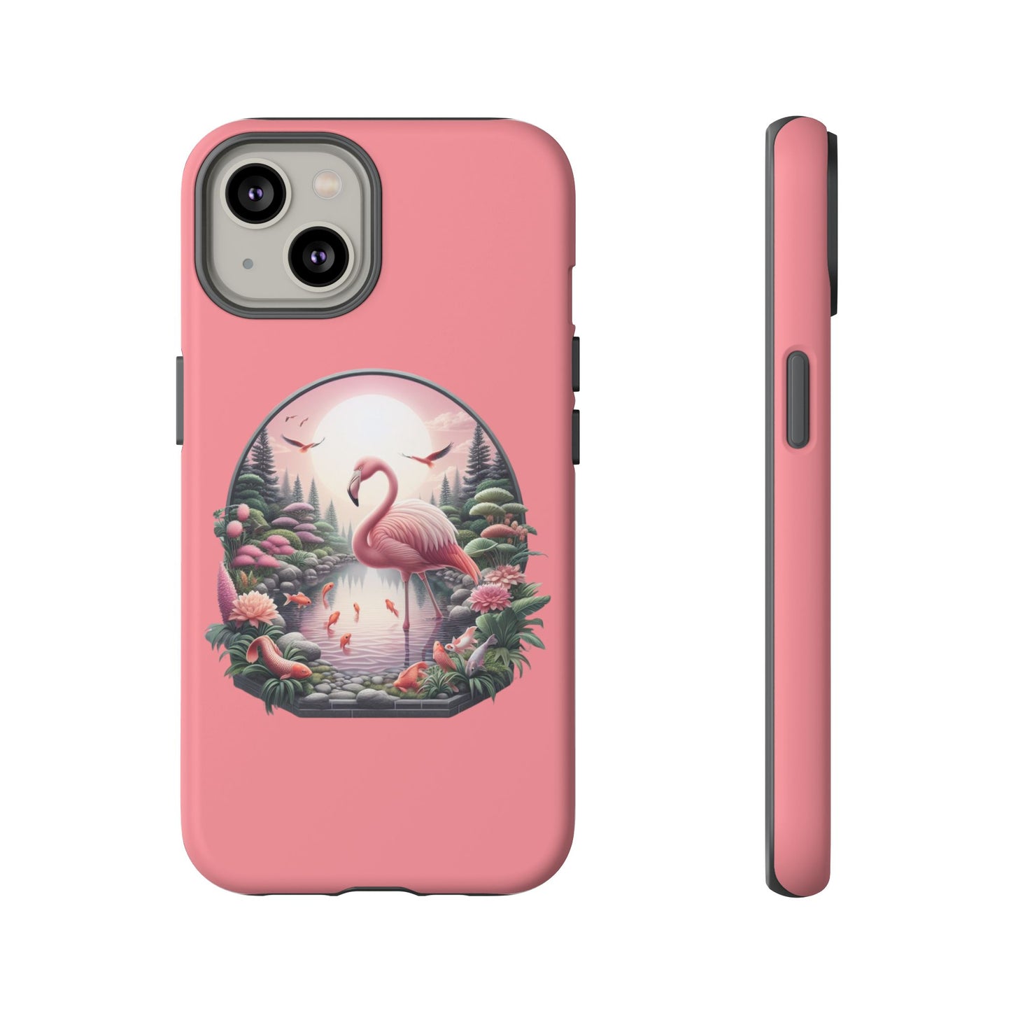 Pink Flamingo - iPhone Tough Phone Case