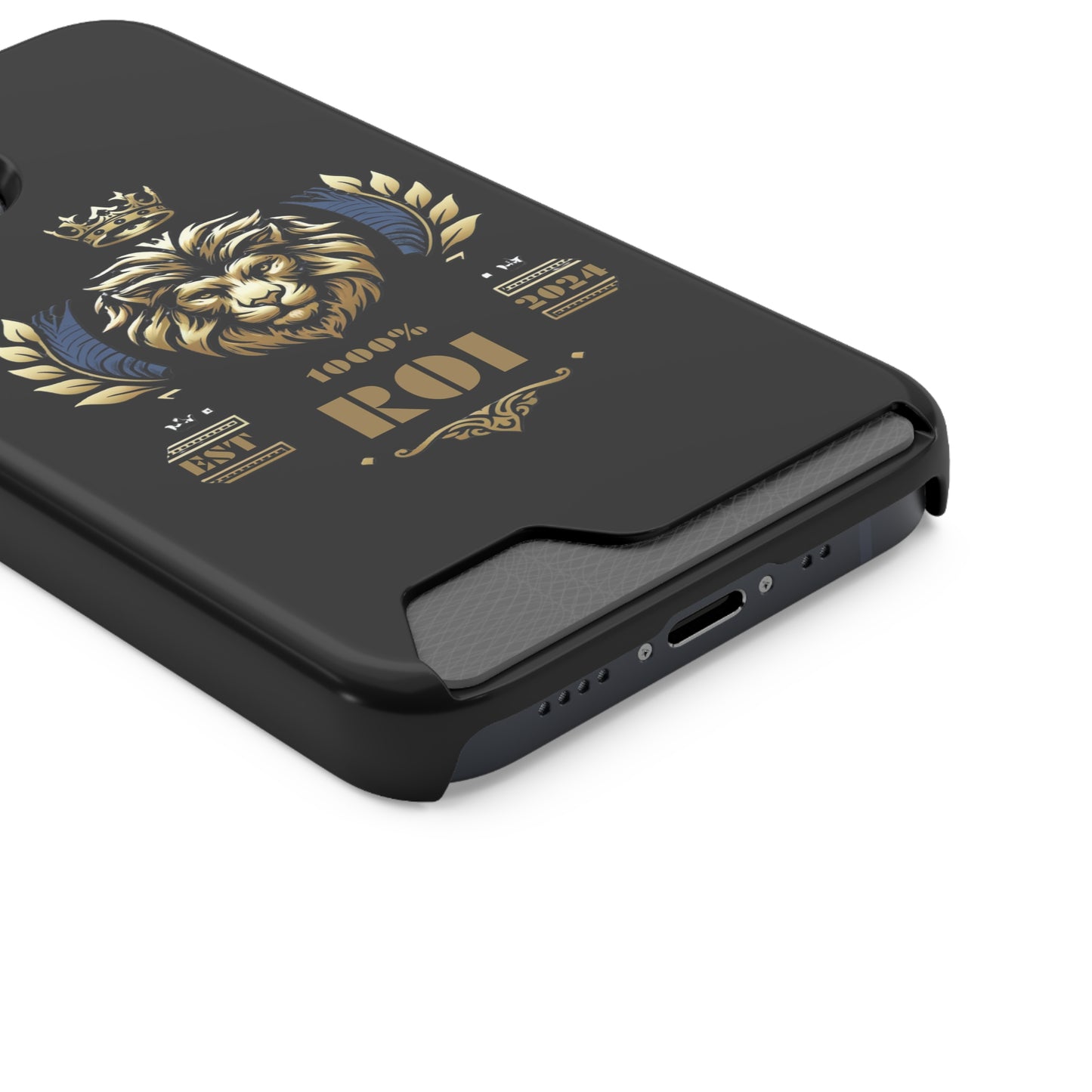 1000%ROI Phone Case With Card Holder (Compatible with iPhone 13, and Samsung Galaxy S21, S22 models)