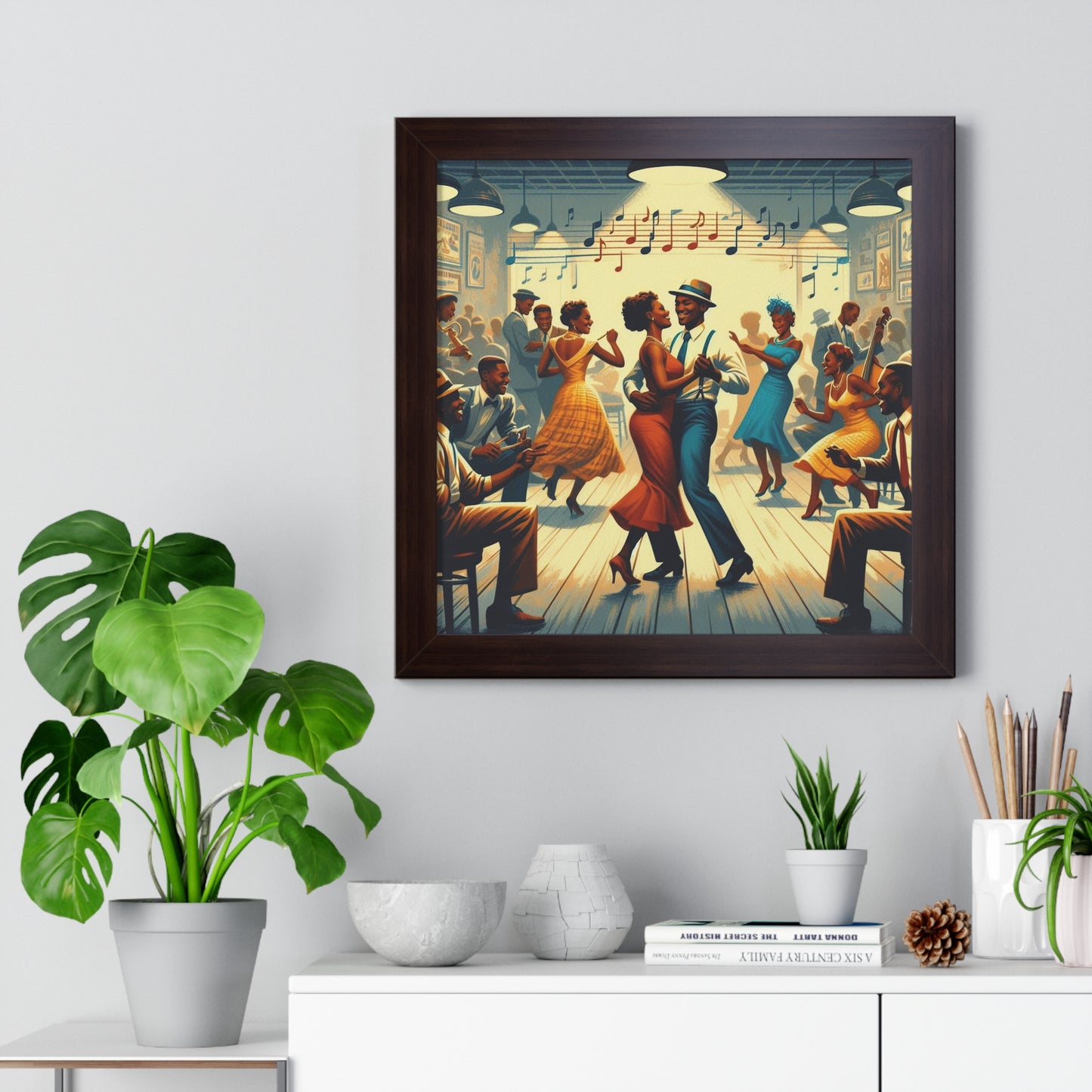 Just You And Me -  Unique Wall Art - Framed Vertical Poster