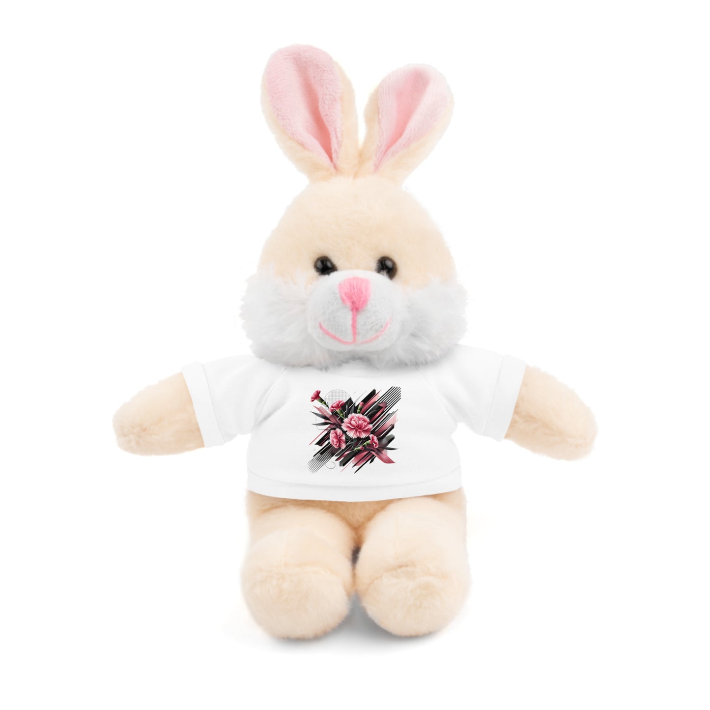 Pink Carnation Designer Stuffed Animals with Tee