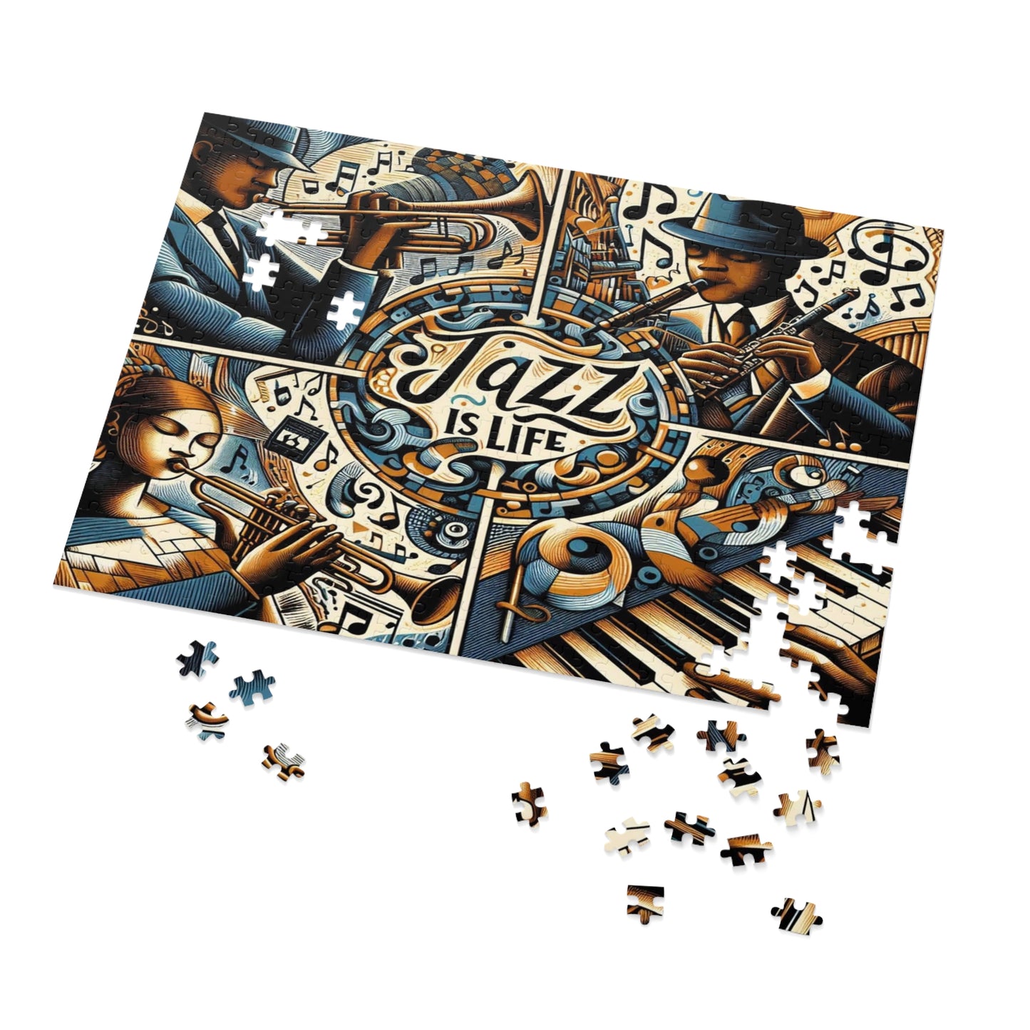 Jazz Is Life - Original Jigsaw Puzzle (30, 110, 252, 500, Piece)