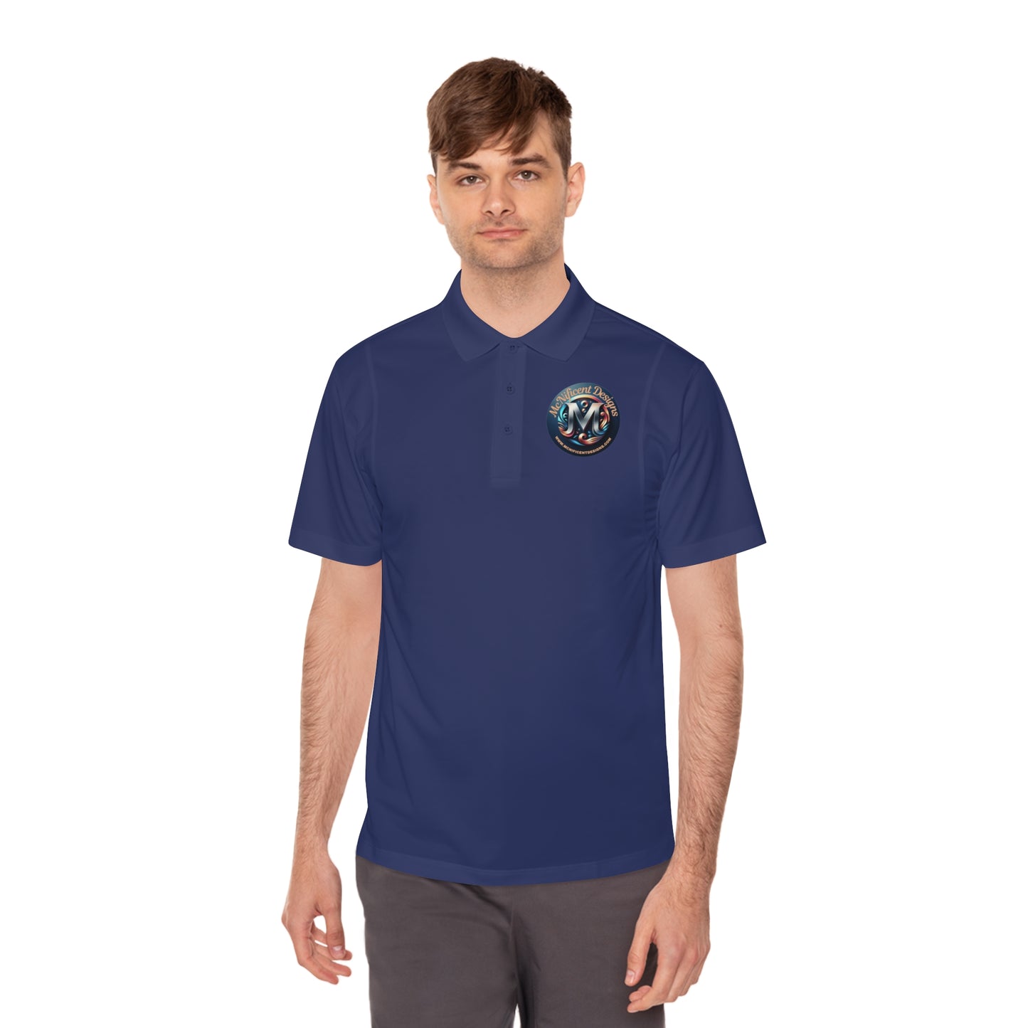 McNificent Designs Men's Sport Polo Shirt