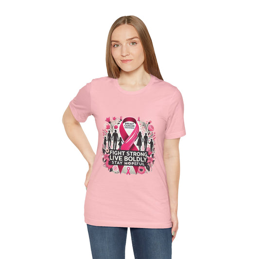 Breast Calendar Awareness Unisex Jersey Short Sleeve Tee