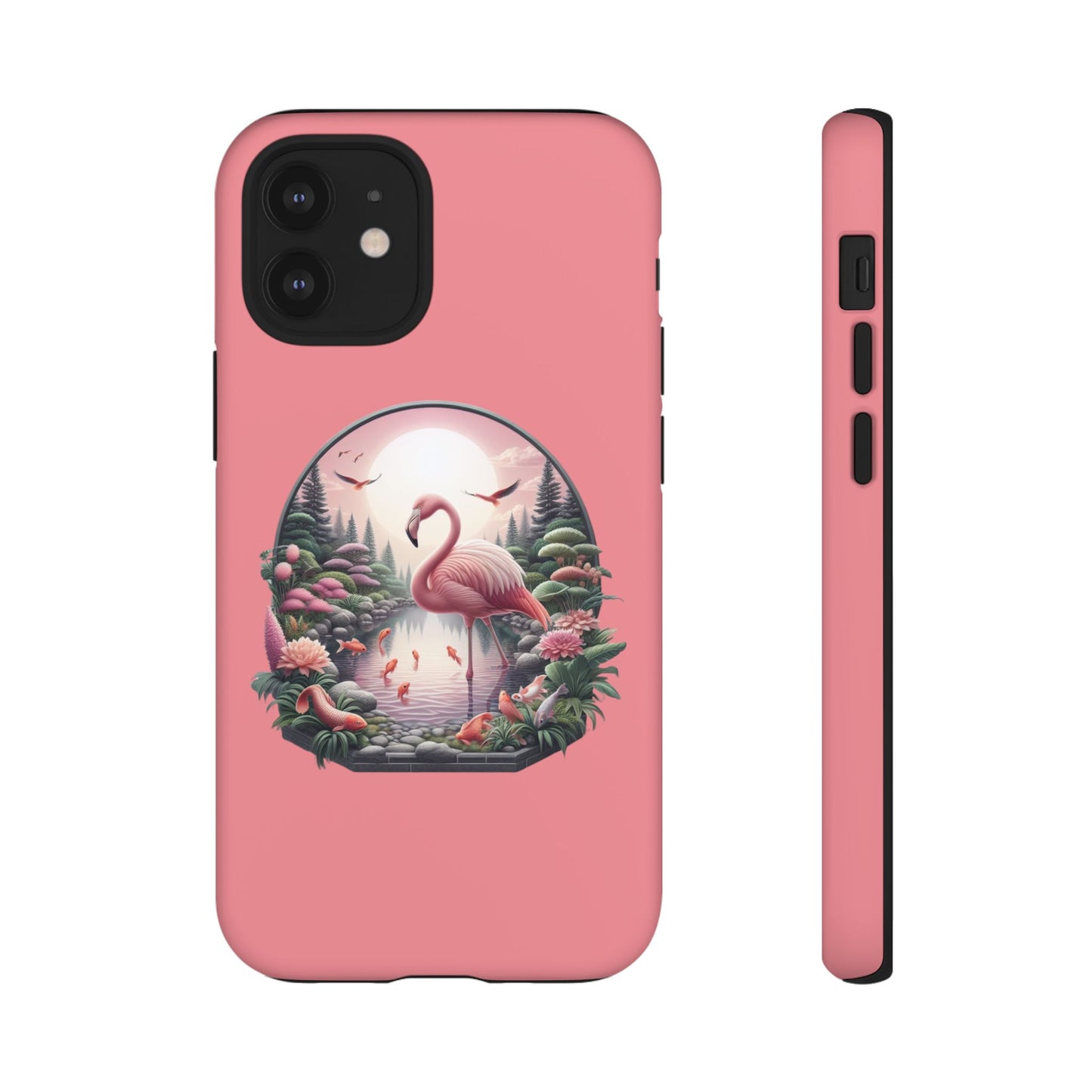 Pink Flamingo - iPhone Tough Phone Case