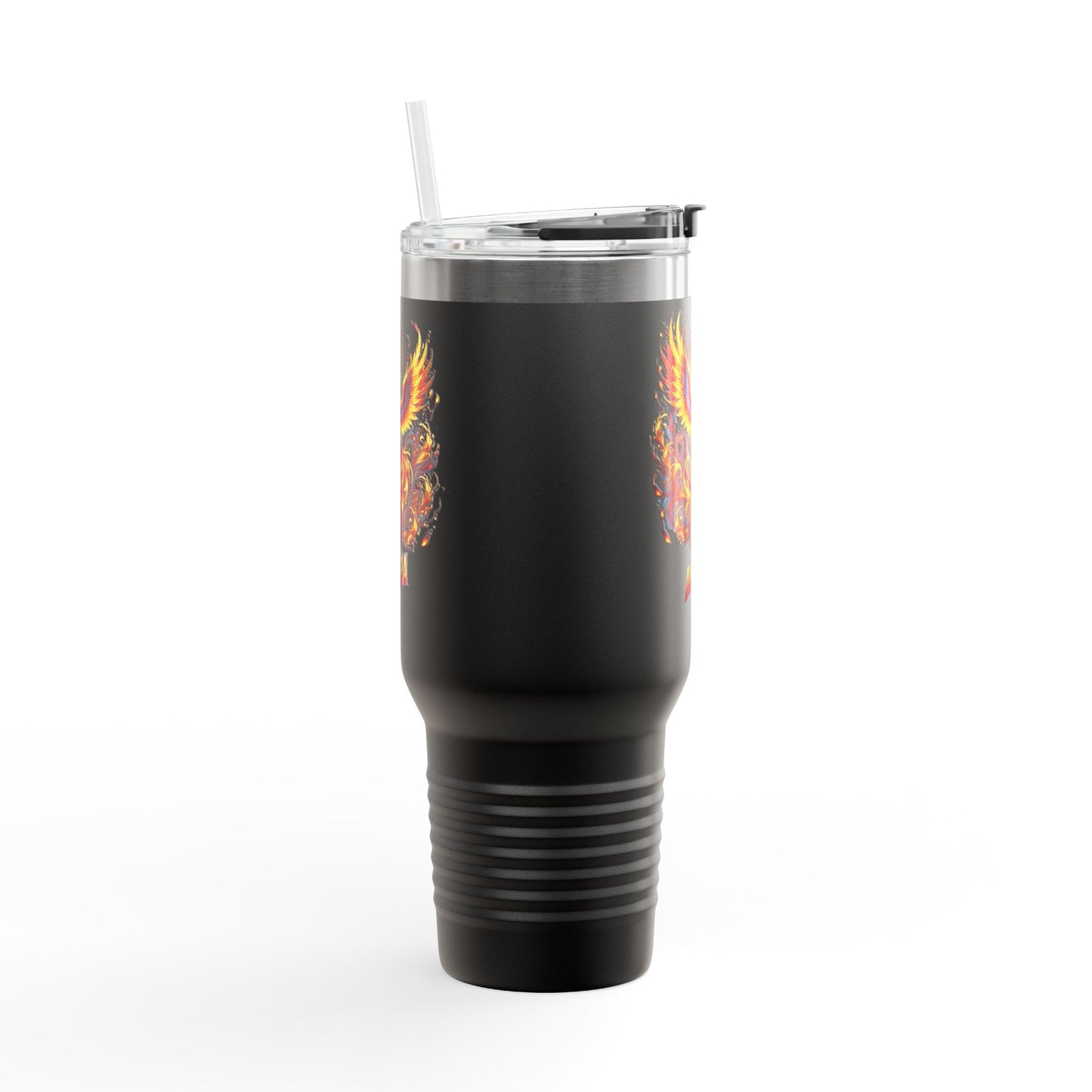 Angela - Ember Phoenix, 40oz Stainless Steel, Spill proof, Double Insulated Travel Mug