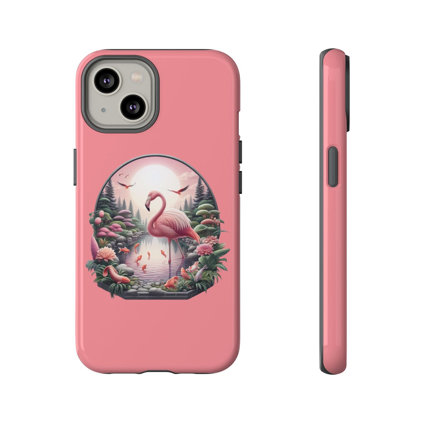 Pink Flamingo - iPhone Tough Phone Case