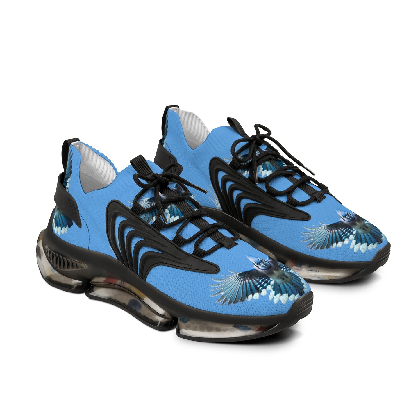 Bluejay In Flight - Men's Mesh Sneakers